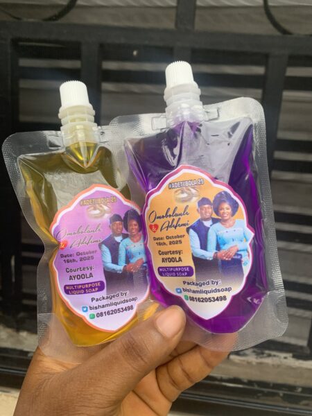 Customized Liquid Soap Souvenirs for Weddings & Events ✨