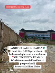 Land for sale in Ibadan