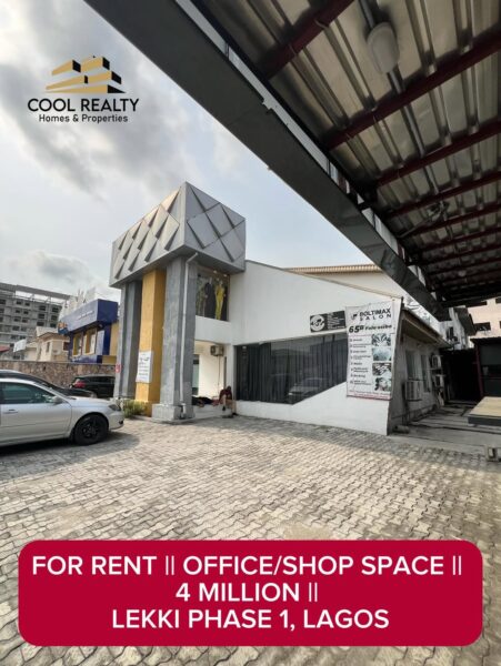 Office/Shop for rent in Lagos