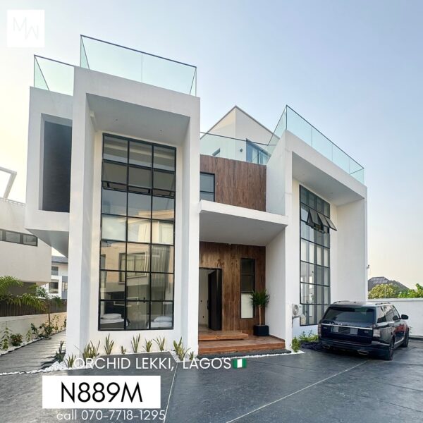 Luxury 5 Bedroom Furnished Detached Duplex with BQ for Sale in Orchid, Lekki
