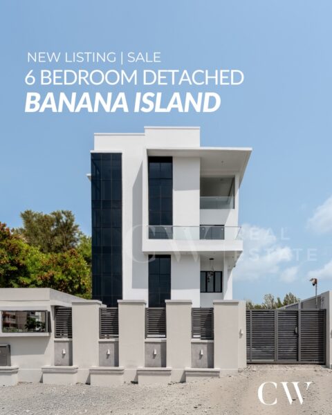 Luxury 6-Bedroom Fully Detached Smart Home for Sale in Banana Island, Lagos (With Pool, Cinema & Elevator)