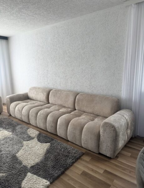 Modern Luxury Sofa Set in Lekki Lagos – Premium Fabric Couch (Elegant Living Room Design)