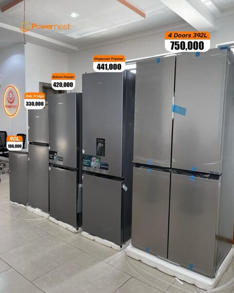 Fridges & Freezers for Sale in Abuja – Double Door, Bottom Freezer & Dispenser Refrigerators