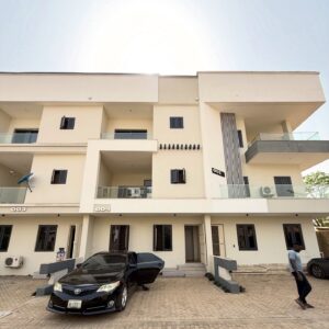 Luxury 4-Bedroom Terrace Duplex for Sale in Games Village Abuja – Modern Home with BQ & Rooftop