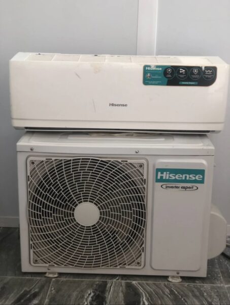 1.5HP Hisense Inverter Air Conditioner for Sale in Abuja | Energy Saving AC – Good Condition