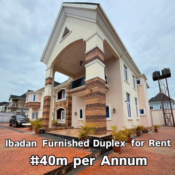 Fully Furnished 5 Bedroom Duplex with BQ for Rent in Bodija, Ibadan