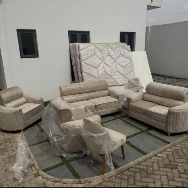 7-Seater Luxury Sofa Set – Brand New (Abuja)