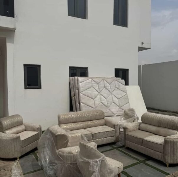 7-Seater Luxury Sofa Set – Brand New (Abuja)