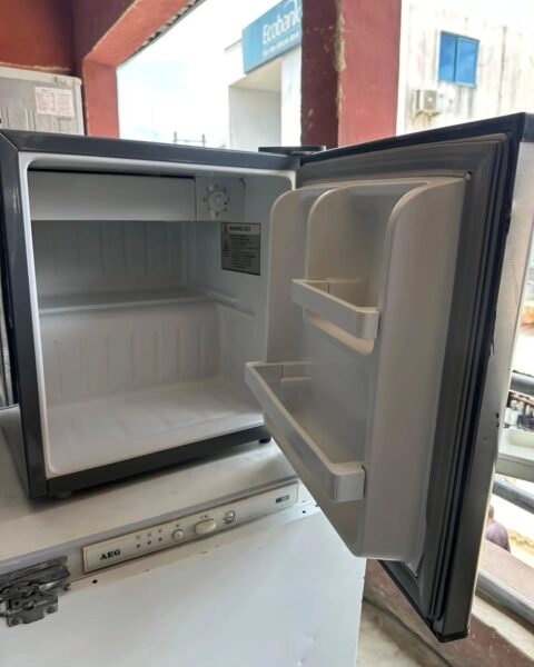 UK Preowned Mini Fridge with Freezer Compartment – Compact Bedside Refrigerator | Lagos