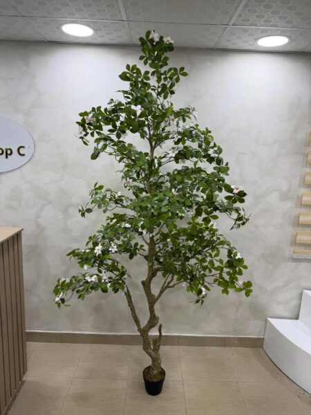 Artificial Gardenia Tree – Luxury Indoor Decorative Plant (220cm)