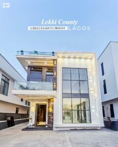 5 Bedroom Detached Luxury House for Sale in Lekki Ikota Lagos – Newly Built with Modern Features