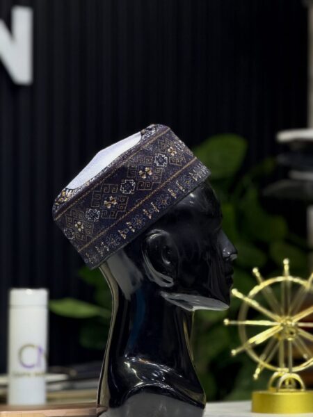 Luxury Handwoven Men’s Cap (Fila) for Sale in Nigeria – Premium Traditional Cap