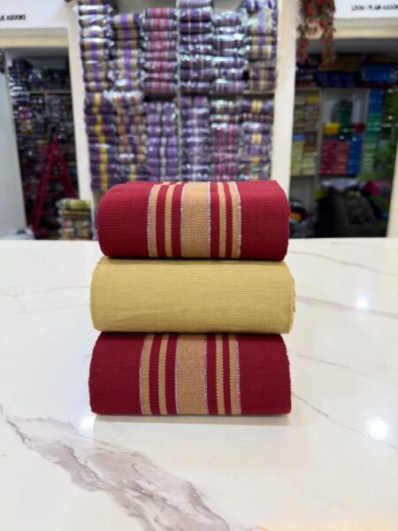 Premium Cotton Aso Oke Fabric for Sale in Nigeria – Luxury Aso Ebi Material