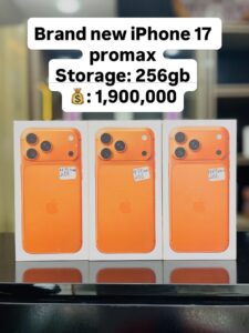Brand New iPhone 17 Pro Max 256GB for Sale in Nigeria – Nationwide Delivery