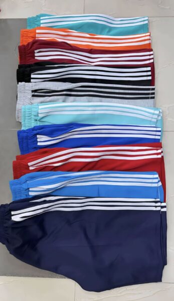 Stripe shirt and plain jogger short For Sale In Lagos