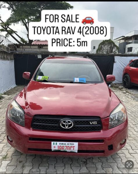Toyota RAV4 2008 Local Used For Sale in Lekki Lagos