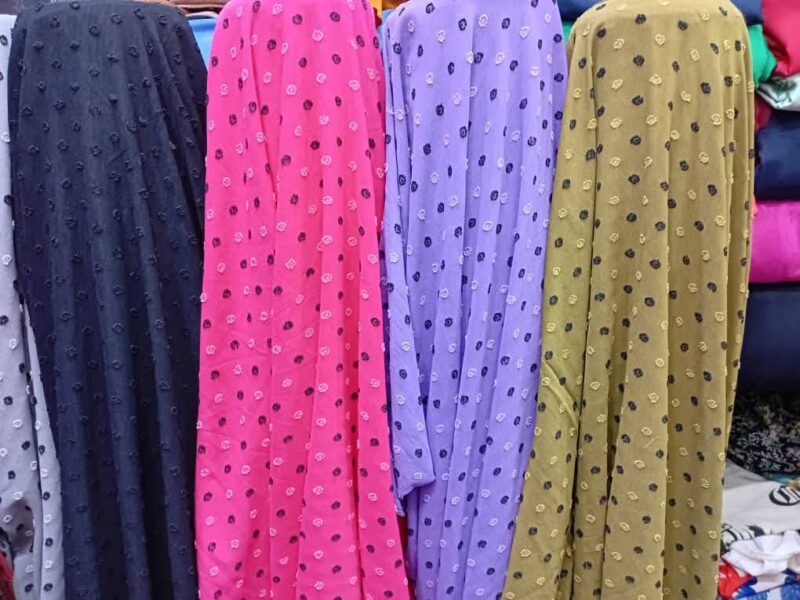 Pimple crepe fabrics