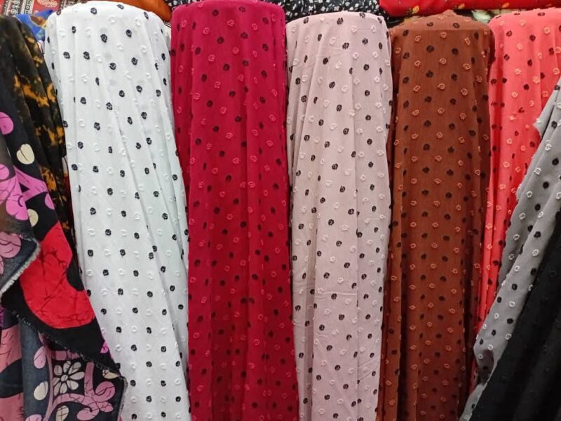 Pimple crepe fabrics