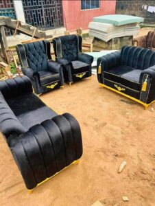 Luxury sofa set available for sale.