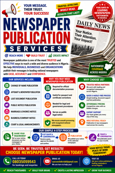 BUSINESS NAME REGISTRATION AND OTHER SERVICES
