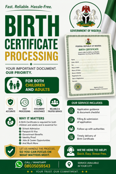 BUSINESS NAME REGISTRATION AND OTHER SERVICES