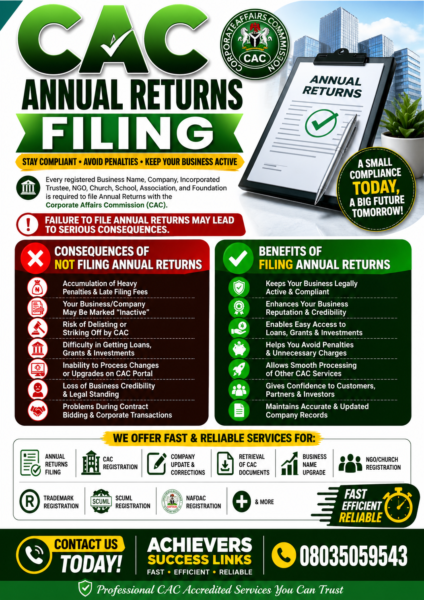 BUSINESS NAME REGISTRATION AND OTHER SERVICES